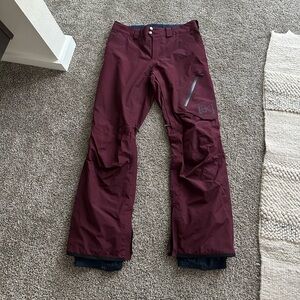 Burton Men's Burgundy Snow pants